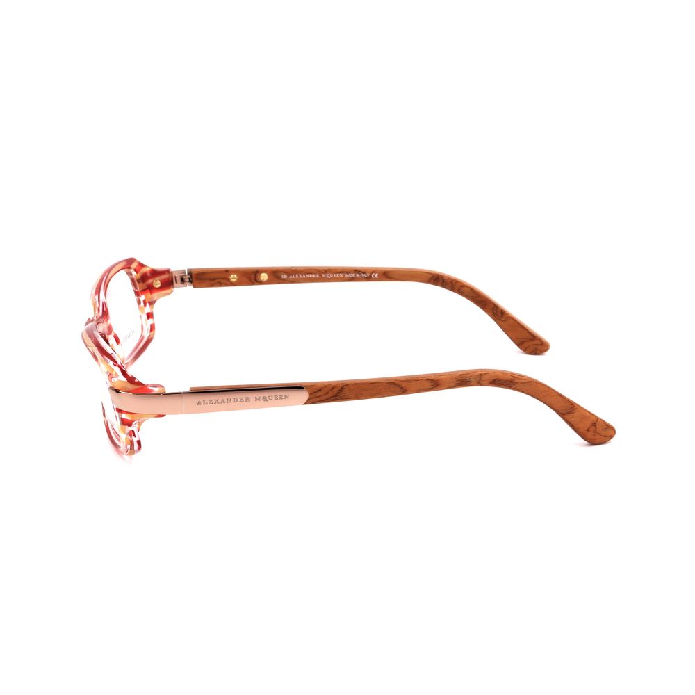 Alexander McQueen Brille aus rotem Acetat (Gestell)