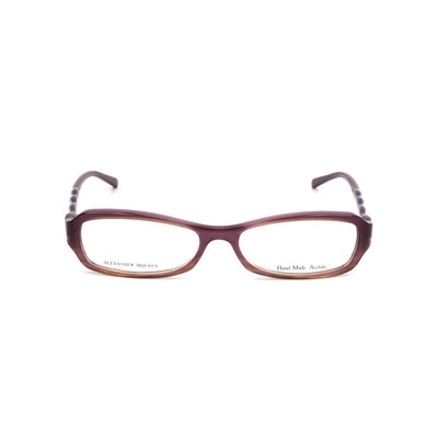 Alexander McQueen Brille aus lila Acetat (Gestell)