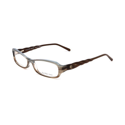 Alexander McQueen Brille aus braunem Acetat (Gestell)