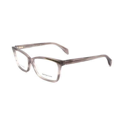 Alexander McQueen Brille aus grauem Acetat (Gestell)