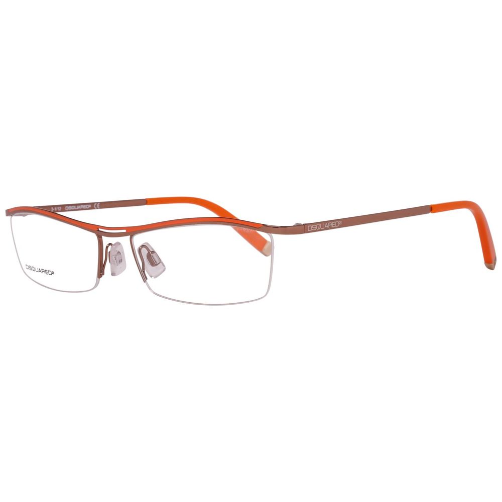 Dsquared² Brille aus roségoldenem Metall (Gestell)