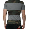 Dolce &amp; Gabbana Mehrfarbiges Camouflage-T-Shirt aus Baumwolle mit Rundhalsausschnitt