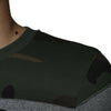 Dolce &amp; Gabbana Mehrfarbiges Camouflage-T-Shirt aus Baumwolle mit Rundhalsausschnitt