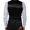 Robe gilet en laine noire Dolce &amp; Gabbana