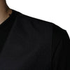 Dolce & Gabbana Black Wool Waistcoat Dress Formal Vest