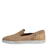 Mocassins et pantoufles Dolce &amp; Gabbana en daim beige Caiman
