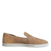 Mocassins et pantoufles Dolce &amp; Gabbana en daim beige Caiman
