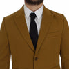 Dolce &amp; Gabbana – Gelber Baumwoll-Stretch-Blazer