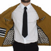 Dolce &amp; Gabbana – Gelber Baumwoll-Stretch-Blazer