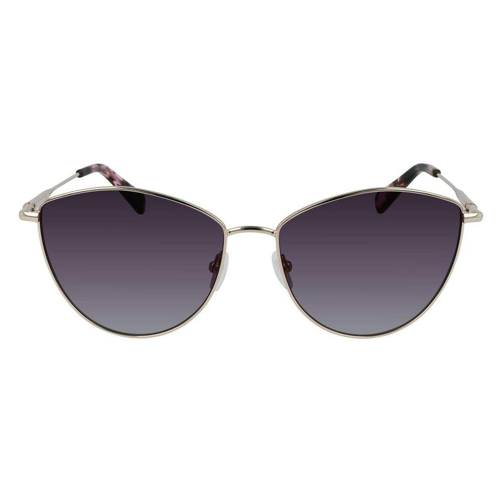 Longchamp Sonnenbrille aus goldenem Metall