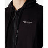 Armani Exchange Black Cotton Hoodie