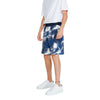 Armani Exchange Blue Cotton Bermuda Shorts