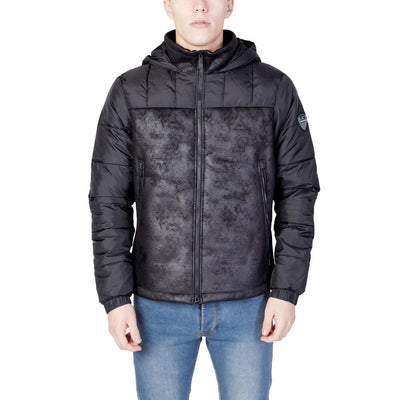 EA7 Emporio Armani Schwarze Polyester-Shelljacke
