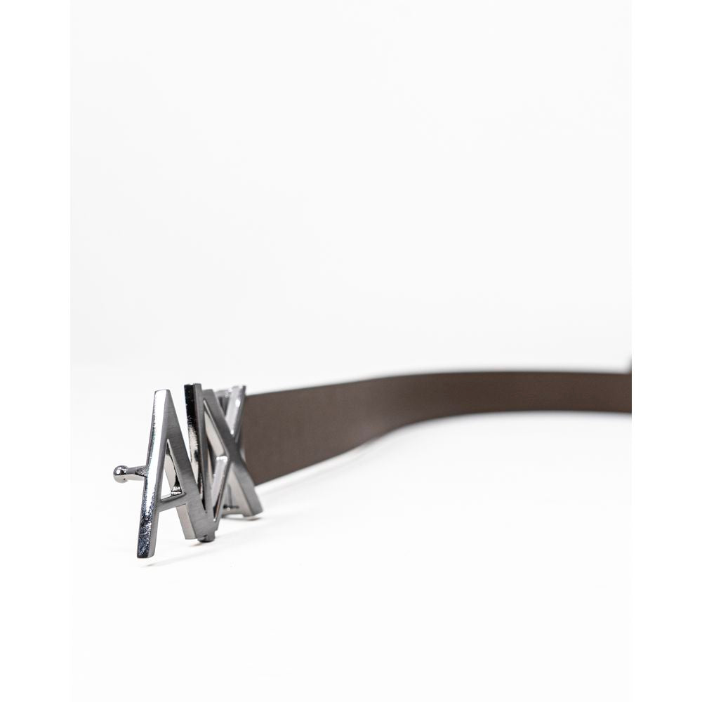 Armani Exchange Gürtel aus schwarzem Leder (Standardgröße)