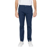 Armani Exchange Blue Cotton Casual Pants