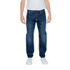 Armani Exchange Blue Cotton Skinny Jeans