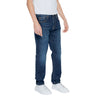 Armani Exchange Blue Cotton Skinny Jeans
