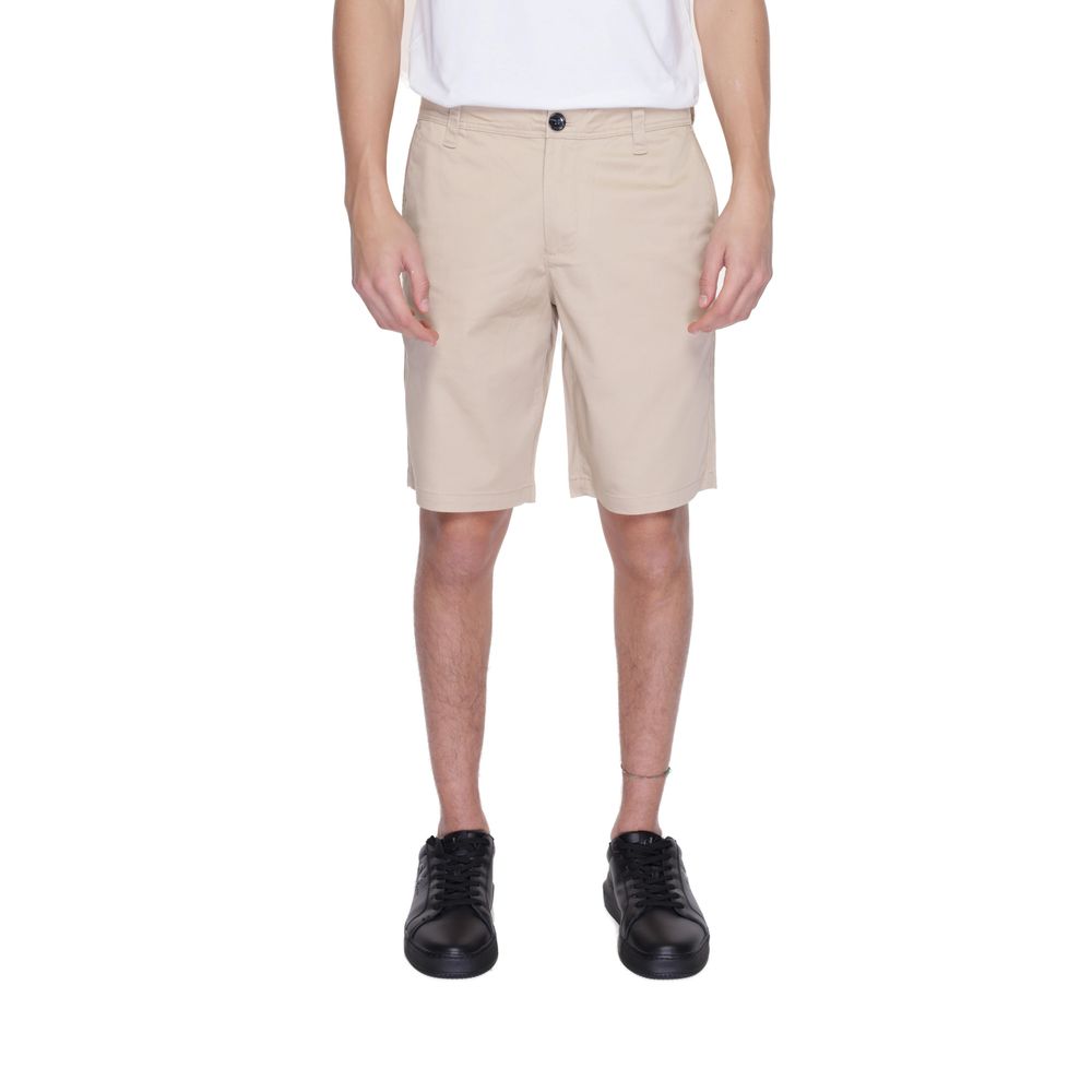 Armani Exchange Beige Baumwoll-Bermudashorts