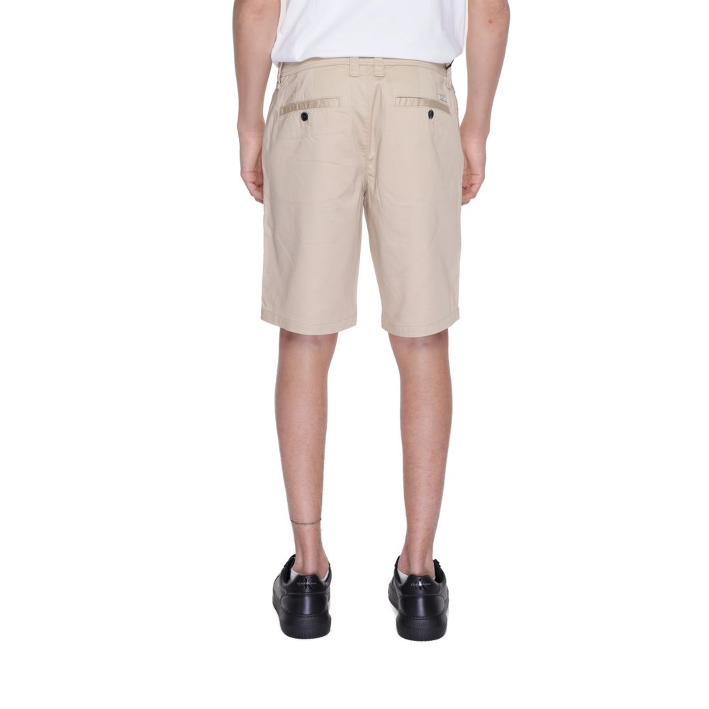 Armani Exchange Beige Baumwoll-Bermudashorts