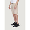 Armani Exchange Beige Baumwoll-Bermudashorts