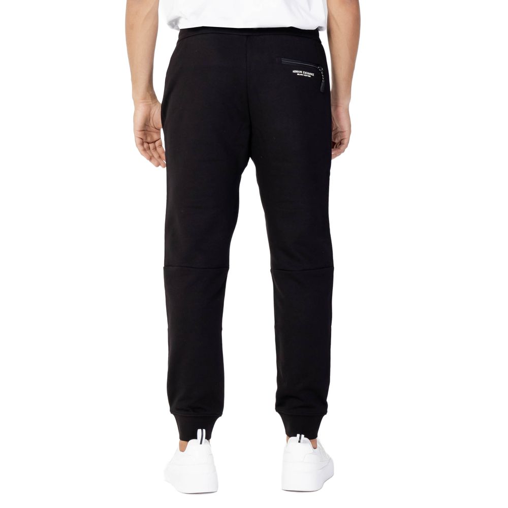 Armani Exchange Schwarze Baumwoll-Jogginghose (Trainingshose)