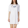 Love Moschino White Cotton Short Dress