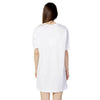 Love Moschino White Cotton Short Dress