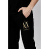 Armani Exchange Schwarze Baumwoll-Jogginghose (Trainingshose)