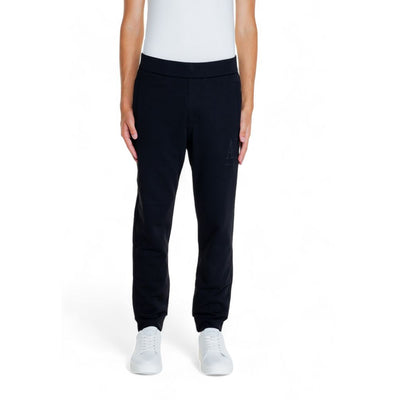 Armani Exchange Black Cotton Joggers (Workout Pants)