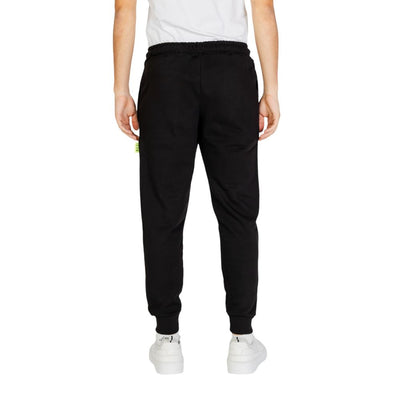 Icon Black Cotton Joggers (Workout Pants)