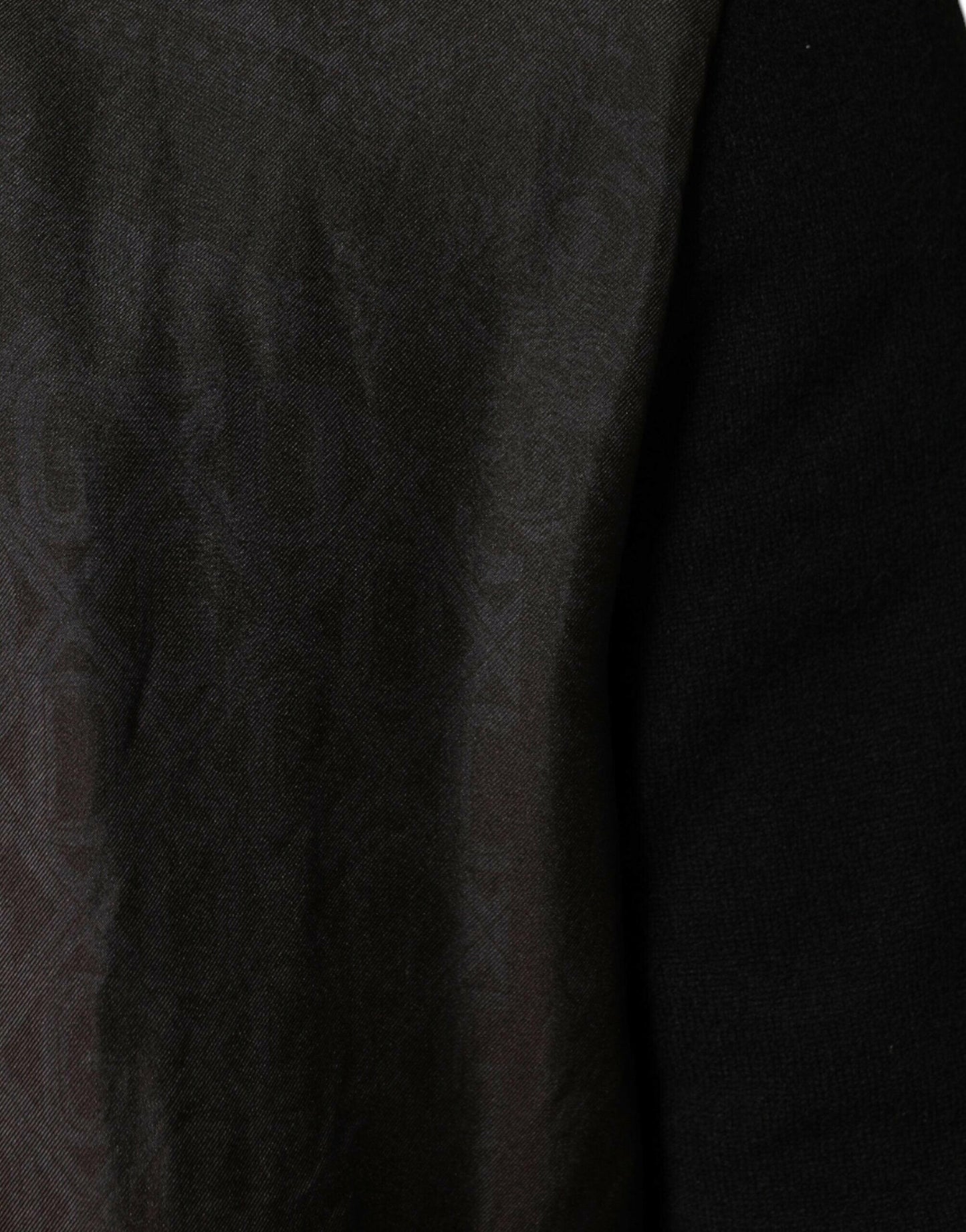 Dolce & Gabbana Black Logo Monogram Full Zip Bomber Jacket