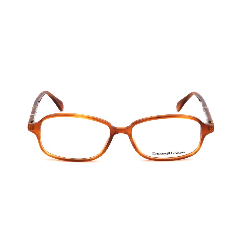 Ermenegildo Zegna Brown Plastic Glasses (Frames)