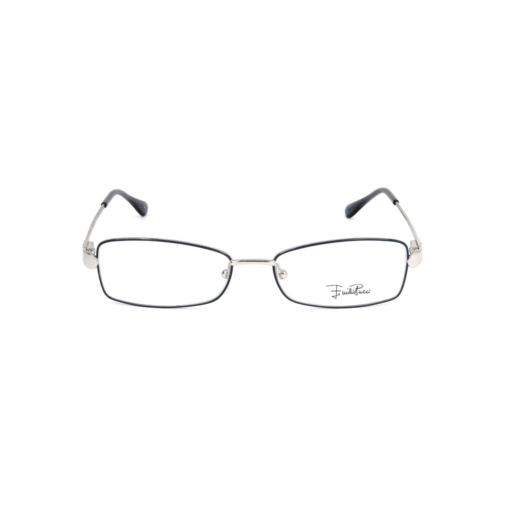 Emilio Pucci Brille aus silbernem Metall (Gestell)