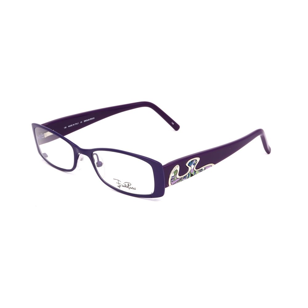 Emilio Pucci Brille aus lila Metall (Gestell)