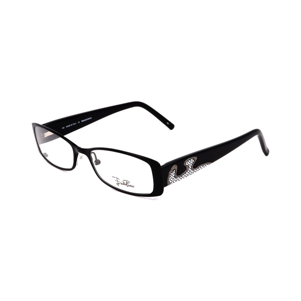 Emilio Pucci Brille aus schwarzem Metall (Gestell)