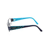 Emilio Pucci Brille aus blauem Metall (Gestell)