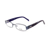 Emilio Pucci Brille aus blauem Metall (Gestell)