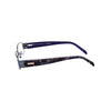 Emilio Pucci Brille aus blauem Metall (Gestell)