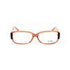 Emilio Pucci orangefarbene Kunststoffbrille (Gestell)