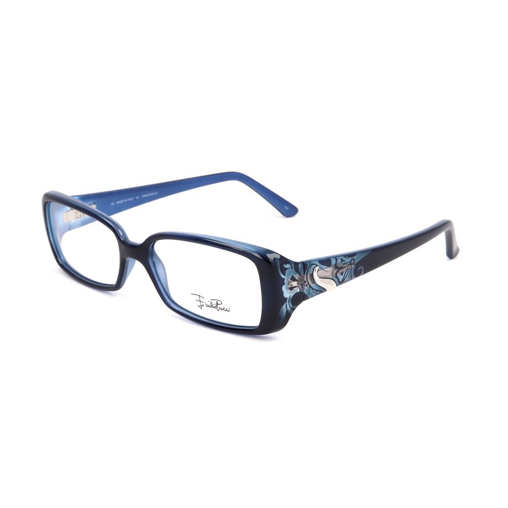 Emilio Pucci Brille aus blauem Kunststoff (Gestell)