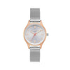Ted Baker Silver Stainless Steel Dress Watch