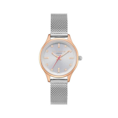 Ted Baker Silver Stainless Steel Dress Watch