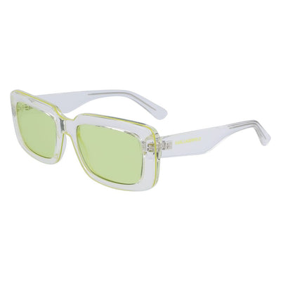 Karl Lagerfeld – Transparente Sonnenbrille mit Spritzguss