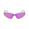 Karl Lagerfeld – Lilafarbene Sonnenbrille mit Spritzguss