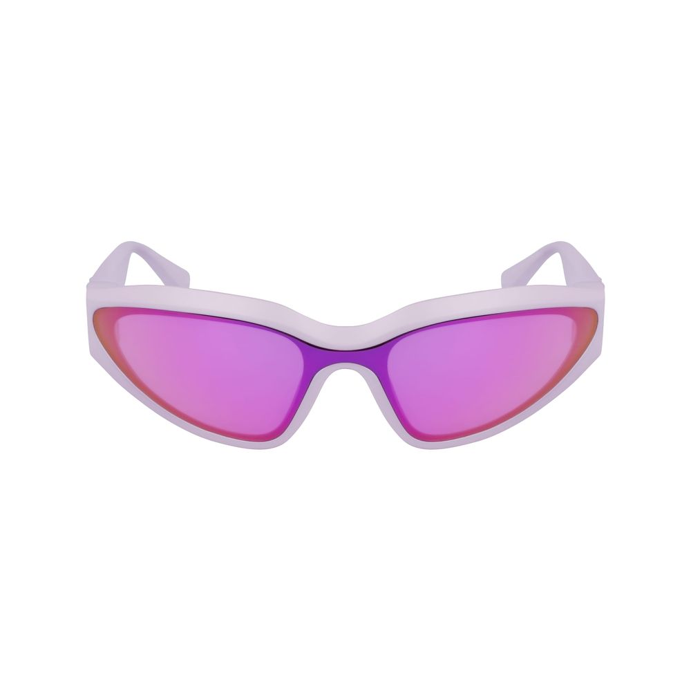 Karl Lagerfeld – Lilafarbene Sonnenbrille mit Spritzguss