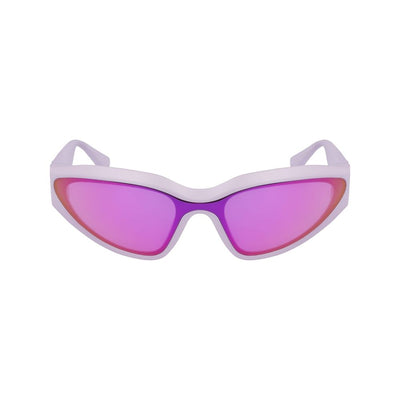 Karl Lagerfeld – Lilafarbene Sonnenbrille mit Spritzguss
