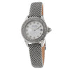 Folli Follie Gray Leather Dress Watch