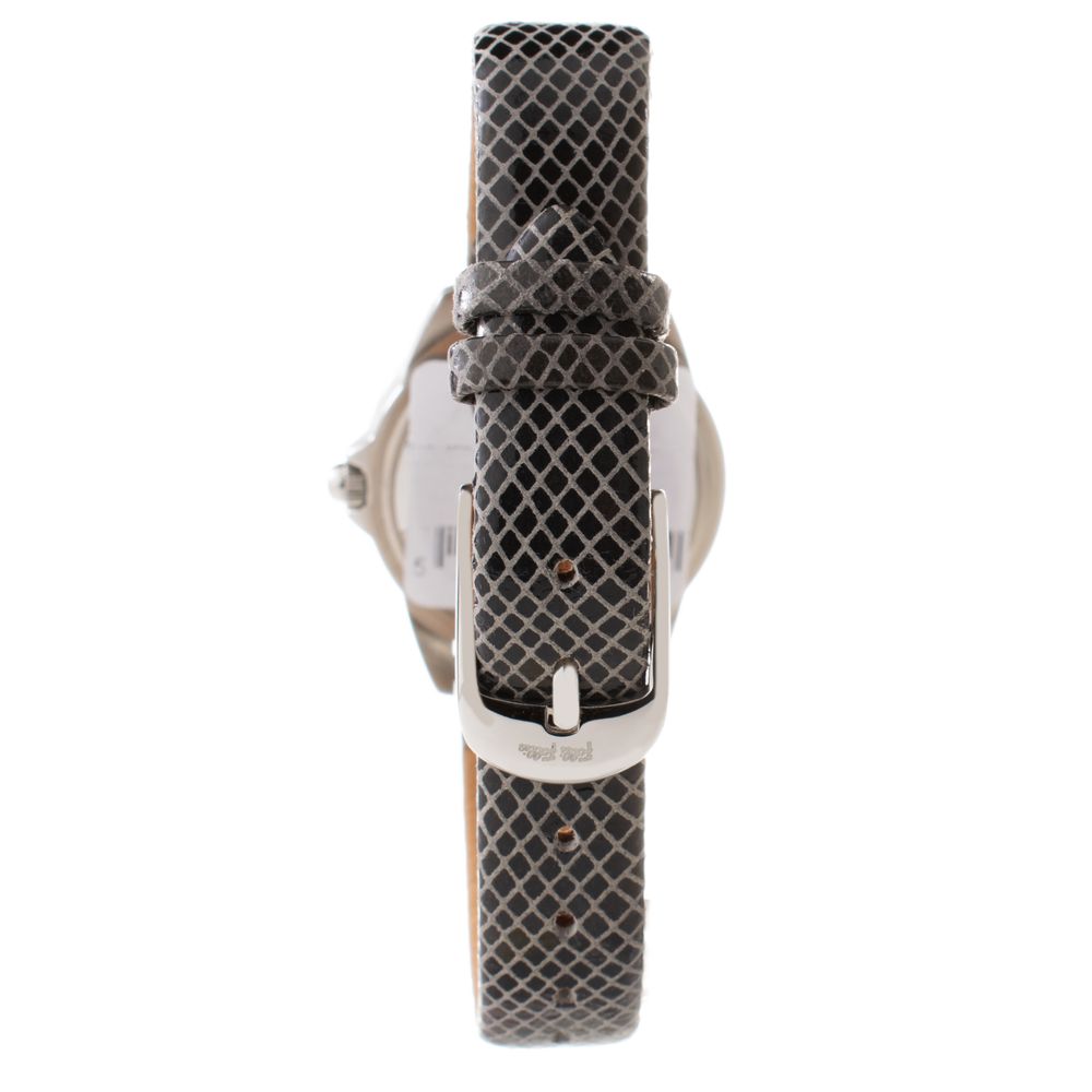 Folli Follie Graue Leder-Dresswatch