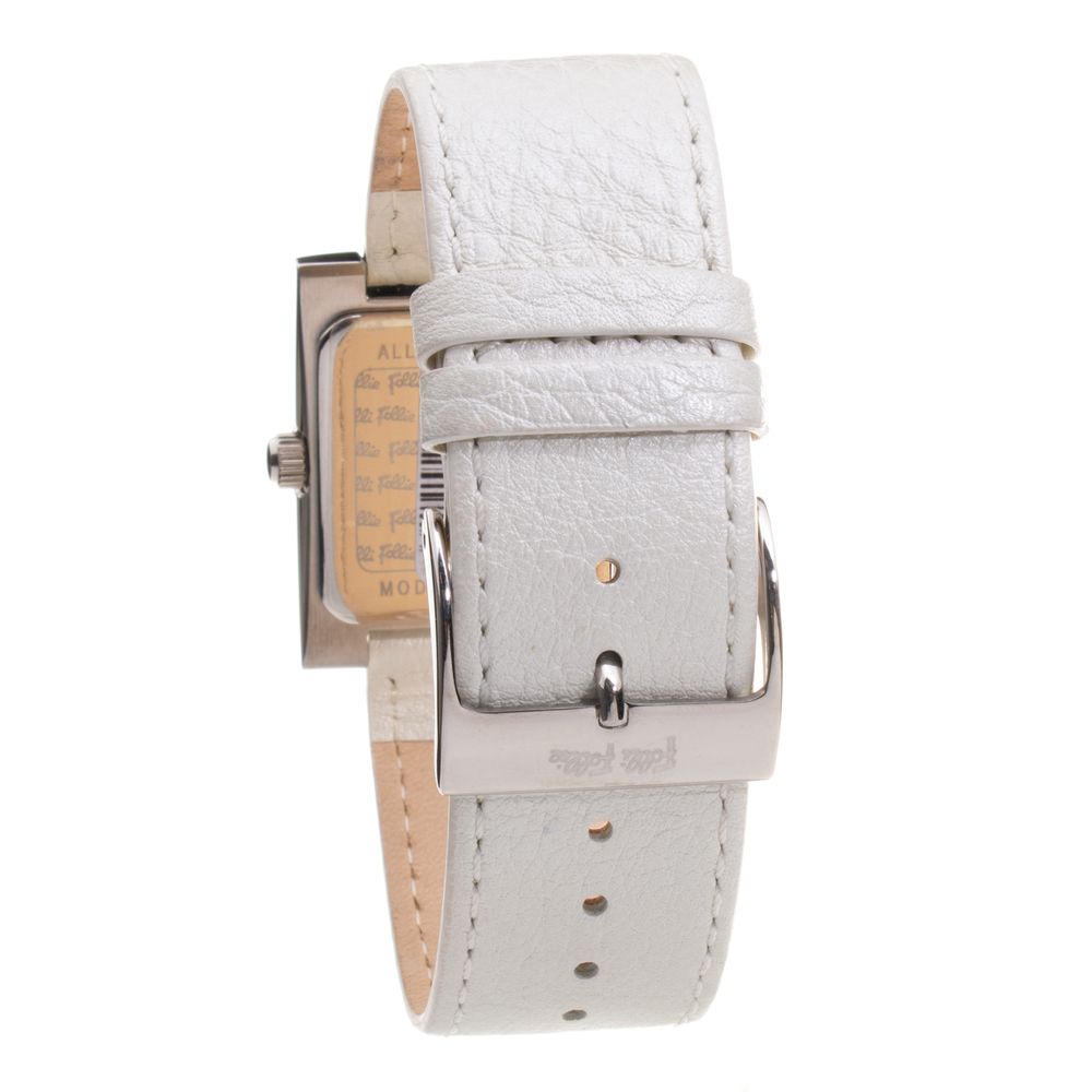 Folli Follie Graue Leder-Dresswatch