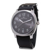 Folli Follie Schwarze Leder-Dresswatch